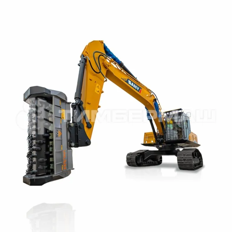 Гусеничный экскаватор SANY SY245F с нав. оборудованием Мульчер для экскаваторов FAE UML/S/EX-150 VT